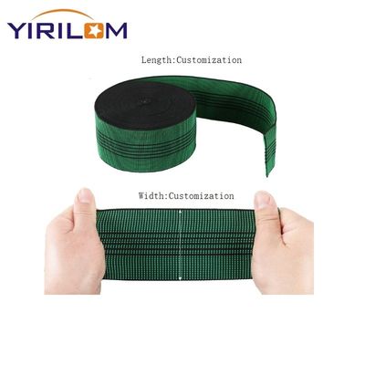 커스터마이징 50mm 너비 꿰매기 액세서리 가장 높은 두께 탄력 밴드 소파 랩팅 가구 스트랩을위한 가구 테이프