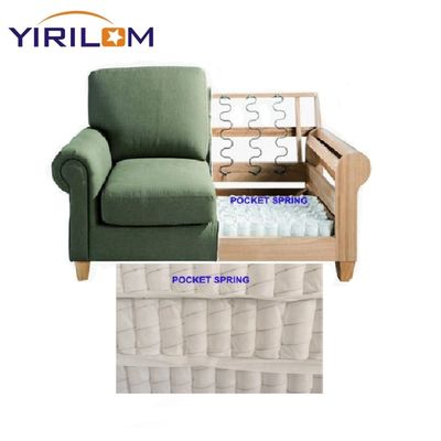 고 탄소 강철 와이어 1.8-2.3mm 지름 소파 가구 쿠션을위한 주머니 코일 스프링 유닛