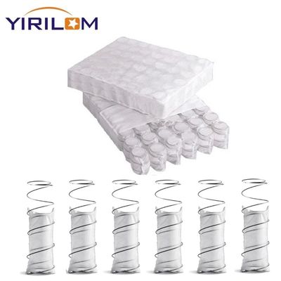 고 탄소 강철 와이어 1.8-2.3mm 지름 소파 가구 쿠션을위한 주머니 코일 스프링 유닛