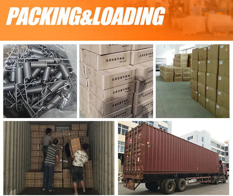 고 탄소 강철 균형 갈고리 스프링 고정 클립 1.5mm 지름과 97mm 길이 소파 스프링