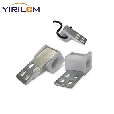 소파 지그재그 스프링용 5홀 아연 도금 반 플라스틱 덮개 스프링 클립