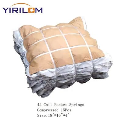 18*18 인치 탄소 강철 소파 주머니 스프링 코일 가구에 대한 고도 압축