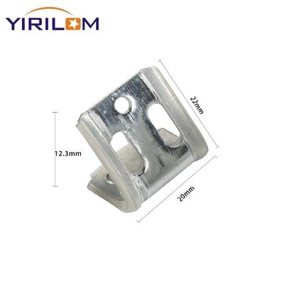 좋은 가격 소파 가구용 S자 스프링용 5홀 아연 도금 반 플라스틱 덮개 스프링 클립 온라인으로