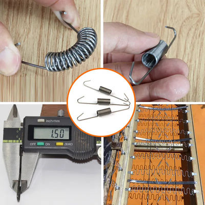 좋은 가격 1.5mm 지름 고탄소 강철 와이어 균형 갈고리 스프링 고정 클립 소파 가구 97mm 길이 온라인으로