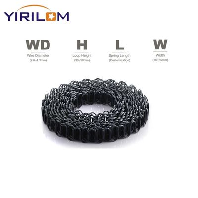 좋은 가격 소파 가구용 맞춤형 블랙 롤링 S자 지그재그 스프링 (2.8mm-4.0mm 와이어 직경) 온라인으로