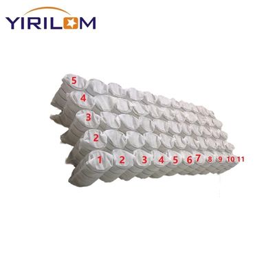 커스터마이즈 1.1mm 주머니 스프링 높이 조절 및 하이포 알레르기 천을 가진 베개