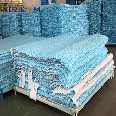 고 탄소 강철 와이어 마이크로 포켓 스프링 단위 1.6mm ~ 2.3mm 강철 지름과 매트리스 지원을위한 비 직물 덮개