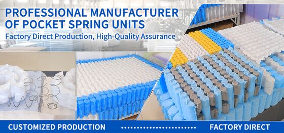 좋은 가격 독립 스프링 매트리스 주머니 스프링 고 탄소 강철 와이어 및 직물 덮개 온라인으로