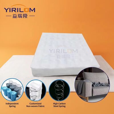 18x18 인치 사각형 포켓 스프링 코일 단위 소파 좌석 쿠션과 1.8mm 와이어와 직물