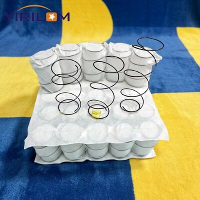 흰색 80gm 직물 소파 주머니 스프링 단위 내구성 독립 스필과 6cm-12cm 높이
