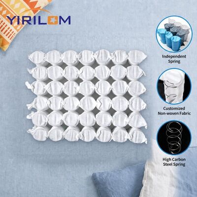 18x18 인치 제곱 포켓 스프링 코일 단위 1.0mm-1.8mm 철 철과 소파 좌석 쿠션에 대한 6-12cm 스프링 높이
