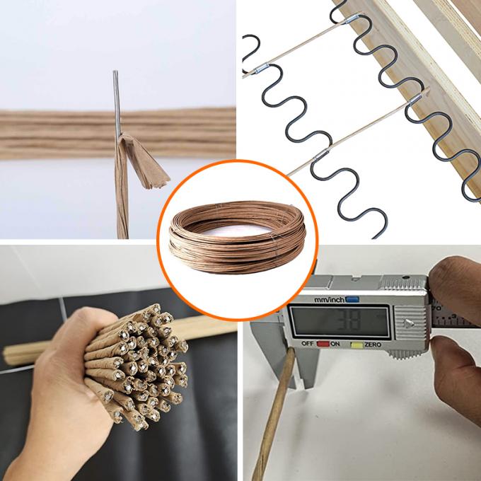 OEM 가구 액세서리 2.0mm 스프링 와이어 종이 고정 와이어 소파 Zig Zag 스프링 6