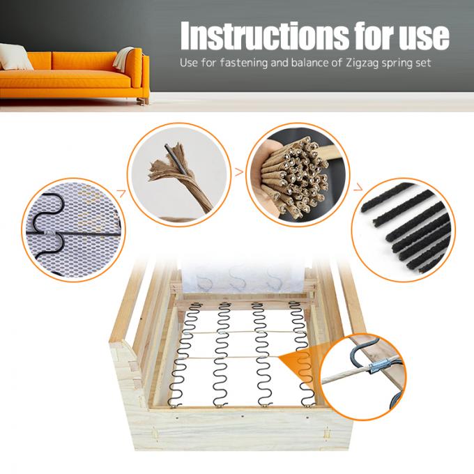 가구 종이 덮인 와이어 1.6/1.8/2.0mm 소파 5