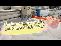 높은 밀도 30D 폴리에스테르 3cm 두께 넥타이 쿼팅 천 침대 매트리스 덮개