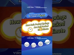 소파를 위한 비조직으로 된 소매 맞춤형 주머니 코일 스프링