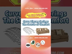 맞춤형 소파 하드웨어 액세서리 스틸 와이어 S 접기 곡선