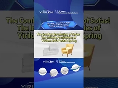 핫 판매 OEM 내부 소파 봄 소파 쿠션을위한 주머니 봄 단위