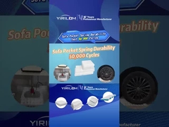 압축 된 개별적으로 포장 된 소파 스프링 코일 소파 쿠션을위한 주머니 스프링