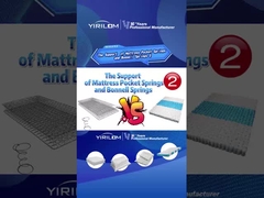 4면 강화 위치 지원 가구 매트리스용 주머니 코일 스프링