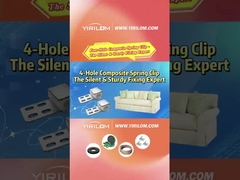 4 홀 소파 스프링 소파 금속 플라스틱 복합 클립 가구 Zigzag 스프링