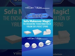 맞춤형 크기 4 인치 높이 소파 주머니 봄 소파 쿠션을위한 주머니 봄