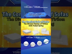 맞춤형 독립 비 직물 주머니 스프링 코일 단위