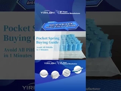 소파 주머니 스프링 제조업체 맞춤형 내구 소파 주머니 스프링