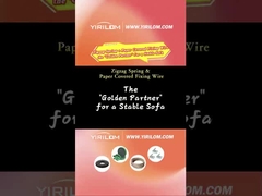 공장 가구 3.8mm 롤링 소파 침대 스프링 와이어 지그자그 스프링