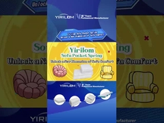 1.8mm 2.0mm 와이어 직경 포켓 스프링 소파 쿠션