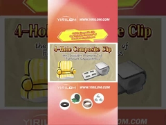 4홀 현대 디자인 지그자그 스프링 소파 클립 소파용 금속 플라스틱 복합