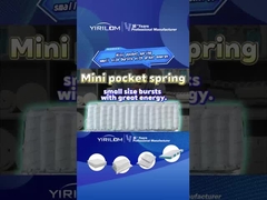 매트리스 스프링 공장 1.2mm 미니 주머니 스프링 유닛